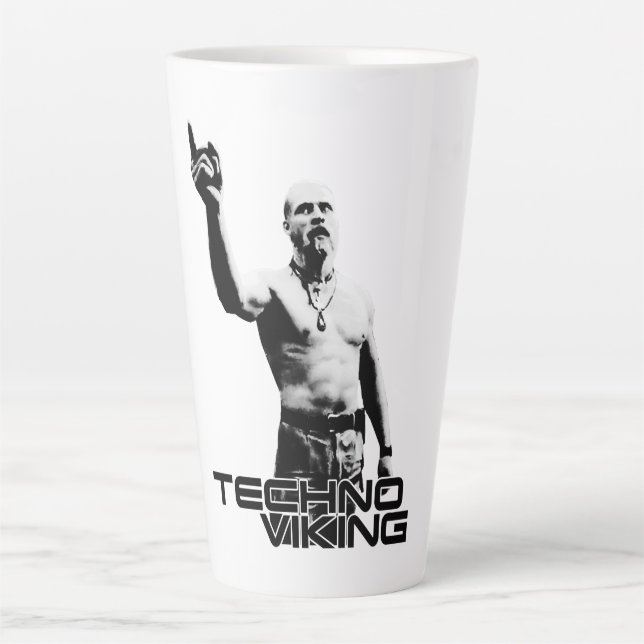 De Café Latte Taza Techno Viking (Anverso)