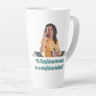 De Café Latte Taza Vecino Necesitado