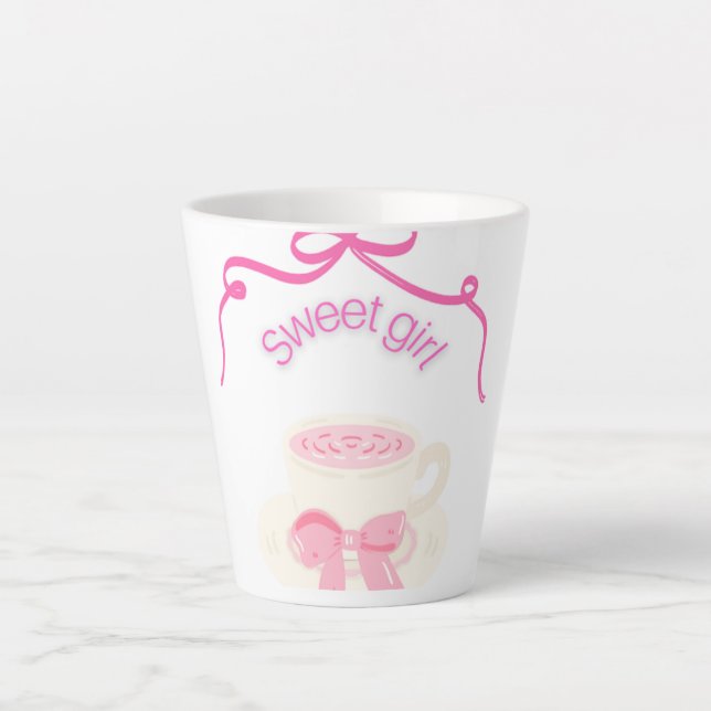 De Café Latte Taza y tazón (Anverso)