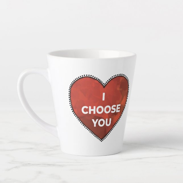 De Café Latte Taza Yo Te Elijo (Izquierda)