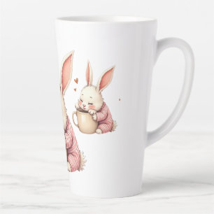 De Café Latte Un Abrazo Cálido en una Taza Mañanas Acurrucadas C
