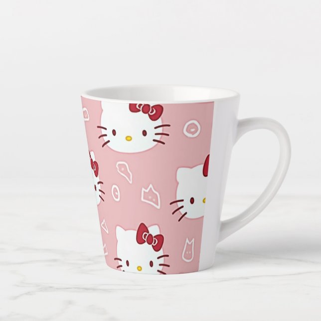 De Café Latte una taza que exprese un lindo gatito (Derecha)