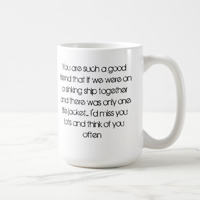 De Café Le faltaré taza (Derecha)