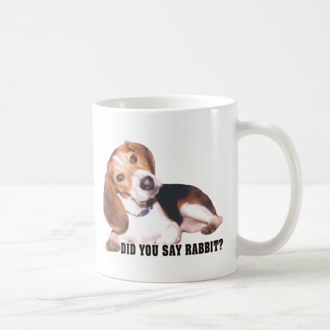 De Café Le hizo para decir la taza del beagle del conejo (Derecha)