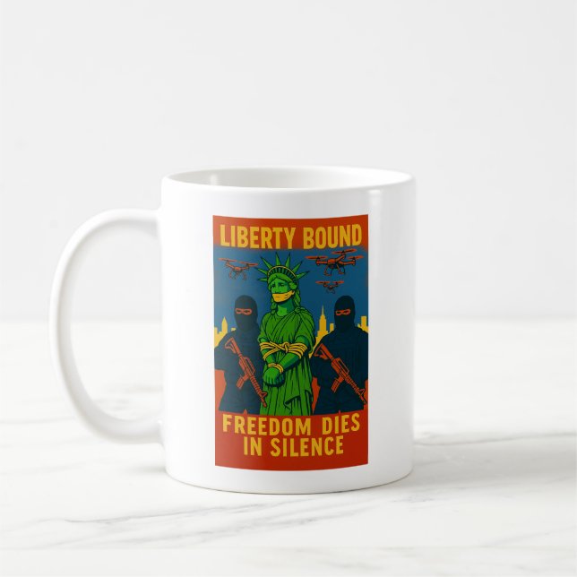 De Café Libertad Atada - Taza (Izquierda)