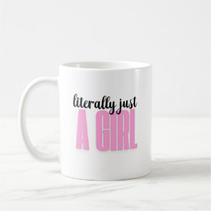 De Café literalmente solo una chica - taza