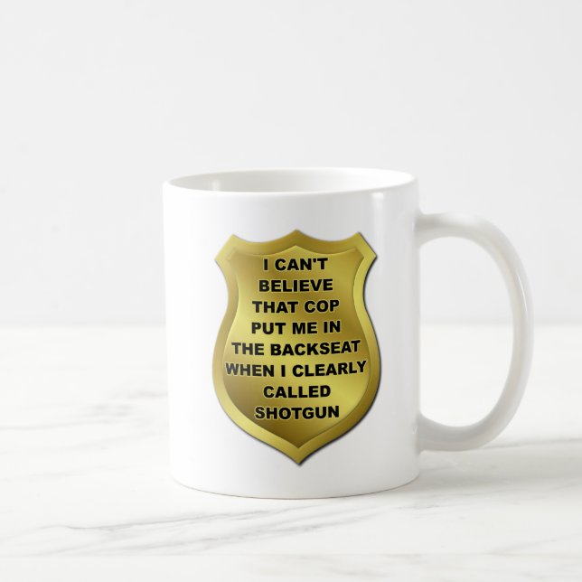 De Café Llamé a Escopeta Taza Divertida (Derecha)
