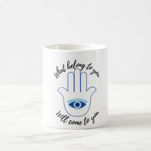 De Café Lo que te pertenezca vendrá a ti la taza del mal o