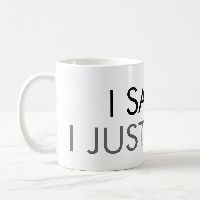 De Café Lo vi, simplemente no puedo responder Taza diverti (Izquierda)