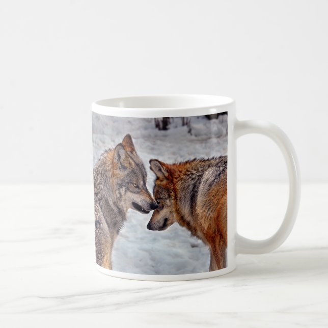 De Café Lobo "que es el mío" taza (Derecha)