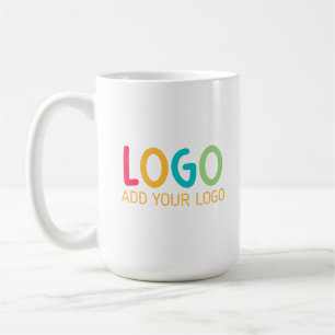De Café Logotipo Empresarial Personalizado Taza Alta 15oz