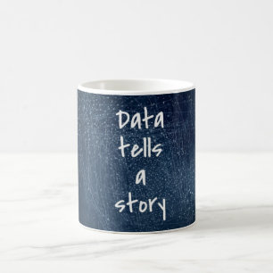 De Café Los datos cuentan una historia - taza del friki