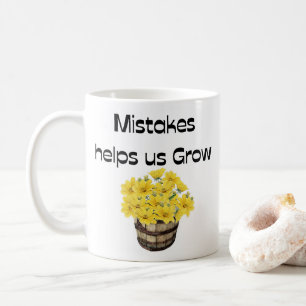 De Café Los errores nos ayudan a crecer la taza