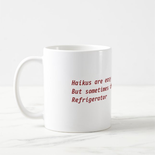 De Café Los Haikus son taza fácil (Izquierda)