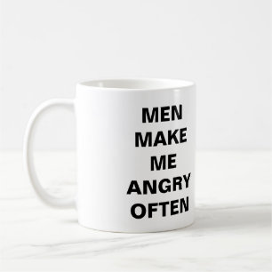 De Café Los hombres me hacen a menudo la taza enojada
