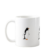 Los pingüinos en una taza añaden nombre