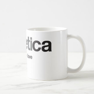 De Café LoveHelvetica Bastardised la taza