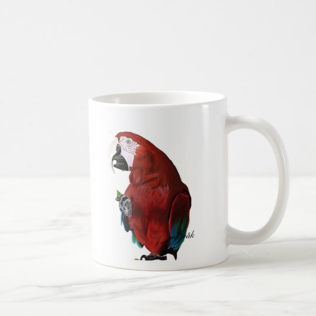 De Café Macaw en una taza (Derecha)