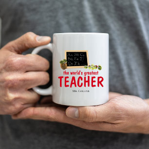 De Café Maestra regalo barba educador regalo taza personal