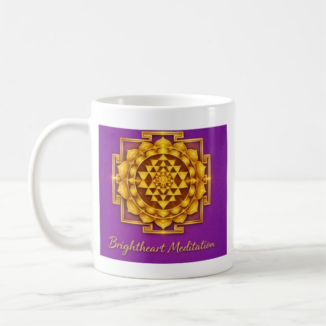 De Café Maha Sri Yantra Taza (Izquierda)