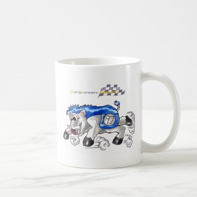 De Café Mainfranken racing taza (Derecha)