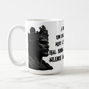 De Café “Majestad Real Taza del Rey Blanco Poder en cada s