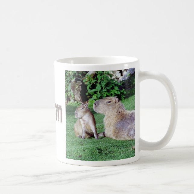 De Café Mamá del Capybara y taza del hijo (Derecha)