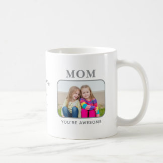 De Café Mamá “Eres Increíble” Taza Personalizada con Foto