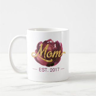De Café Mamá EST. Taza del personalizable el |