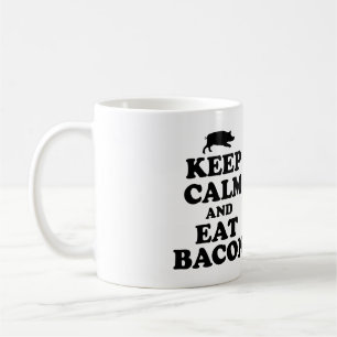 DE CAFÉ MANTENGA TRANQUILO Y COMA LA TAZA DEL TOCINO