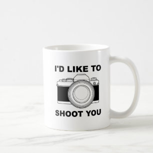De Café Me Gusta Dispararte Taza Divertida