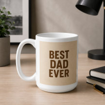 Mejor Papá del Mundo ☕ | Taza Significativa para P