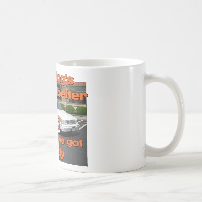 De Café Mejore con una taza arbolada (Derecha)