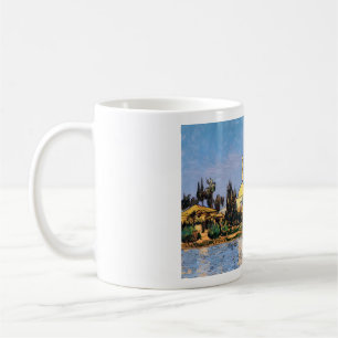 De Café Mezquita Hala Sultan Tekke en una taza