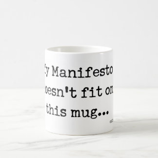 De Café Mi manifiesto no cabe la taza