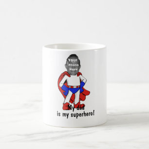 De Café "Mi papá personalizan a mi super héroe!" Taza