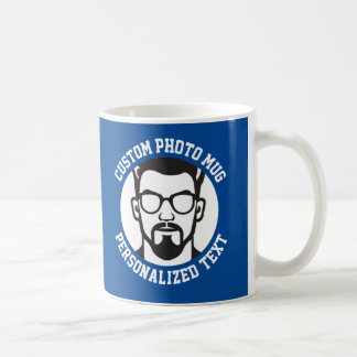 De Café Mi Rostro en una Taza Personalizada CHELSEA AZUL