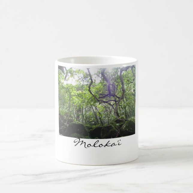 De Café Moloka'i taza "del bosque" (Centro)