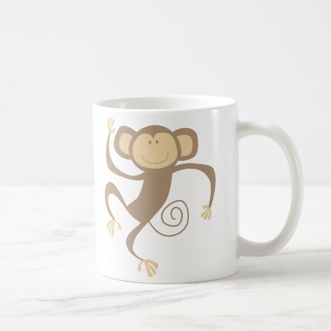 De Café Monkeying alrededor la taza (Derecha)
