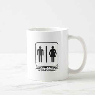 De Café Mujeres con capas en el baño Taza divertida