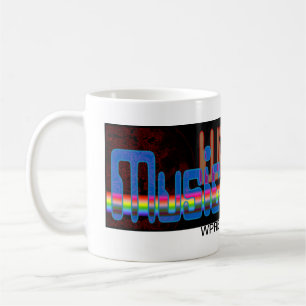 De Café Música con la taza del espacio