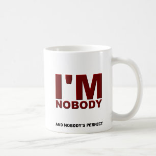 De Café Nadie es Perfecto Taza Divertida