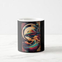De Café Nave Espacial Viaje Galaxia Taza