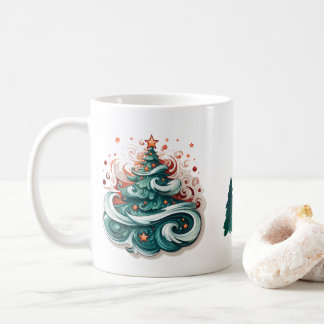 De Café Navidad, Año Nuevo, Taza Clásica, 11 oz