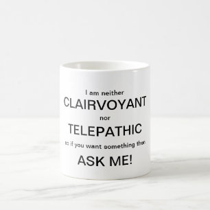 De Café Ni taza clarividente ni telepática