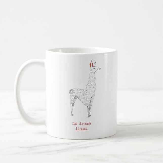 De Café Ninguna llama del drama - taza (Izquierda)