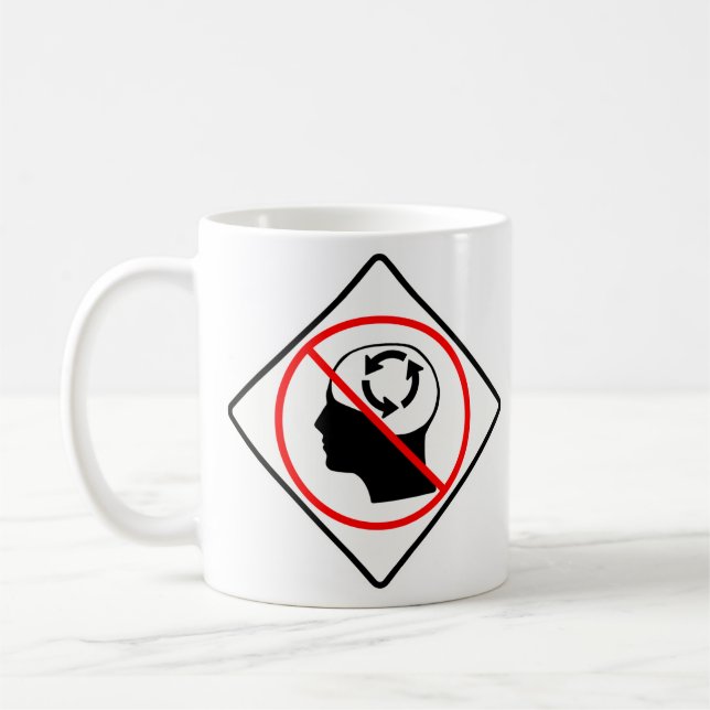 De Café Ninguna taza circular del razonamiento (Izquierda)