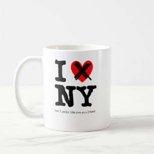 De Café No Amar Nueva York Taza Divertida Humor