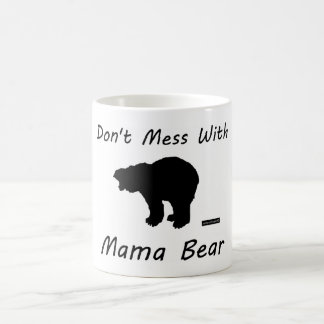 De Café No ensucie con mamá Bear - taza