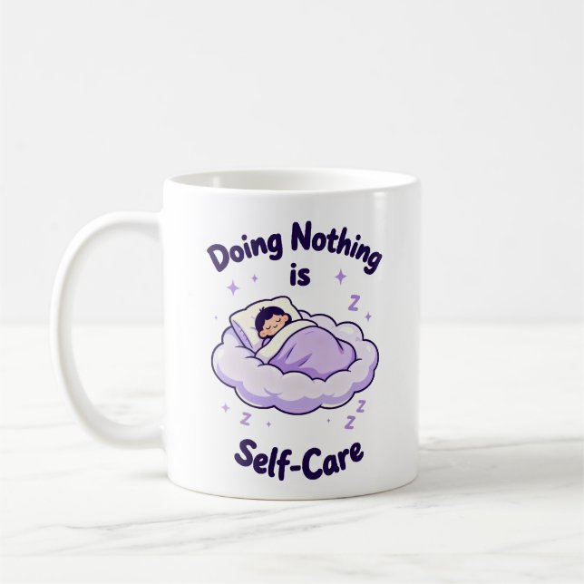 De Café No hacer nada es auto-cuidar la taza (Izquierda)